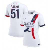 Maglie da calcio Paris Saint-Germain Willian Pacho #51 Seconda Maglia Femminile 2024-25 Manica Corta